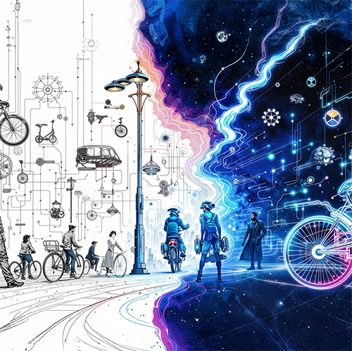 L'histoire de l'innovation autour de la création de la bicylette